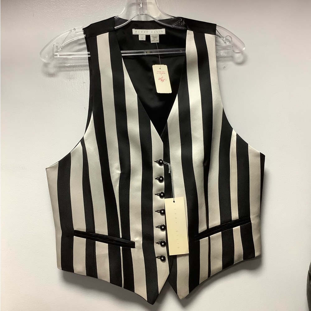 Perry Ellis Silk Vest Top NWT